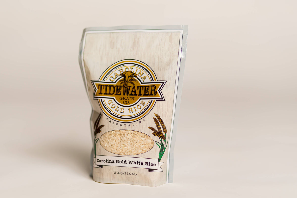 Tidewater Grain Company - Carolina Gold Heirloom Rice - 2 Cup: White Rice