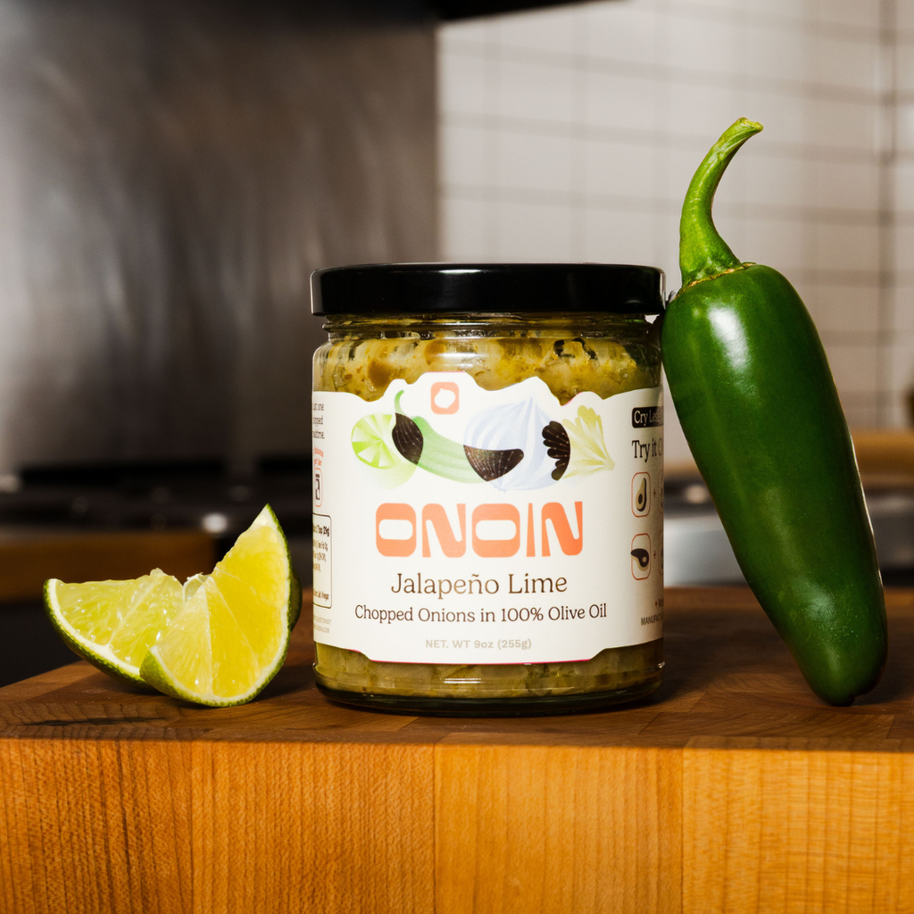 ONOIN - Jalapeño Lime Chopped Onions - Gourmet Condiment & Sauce
