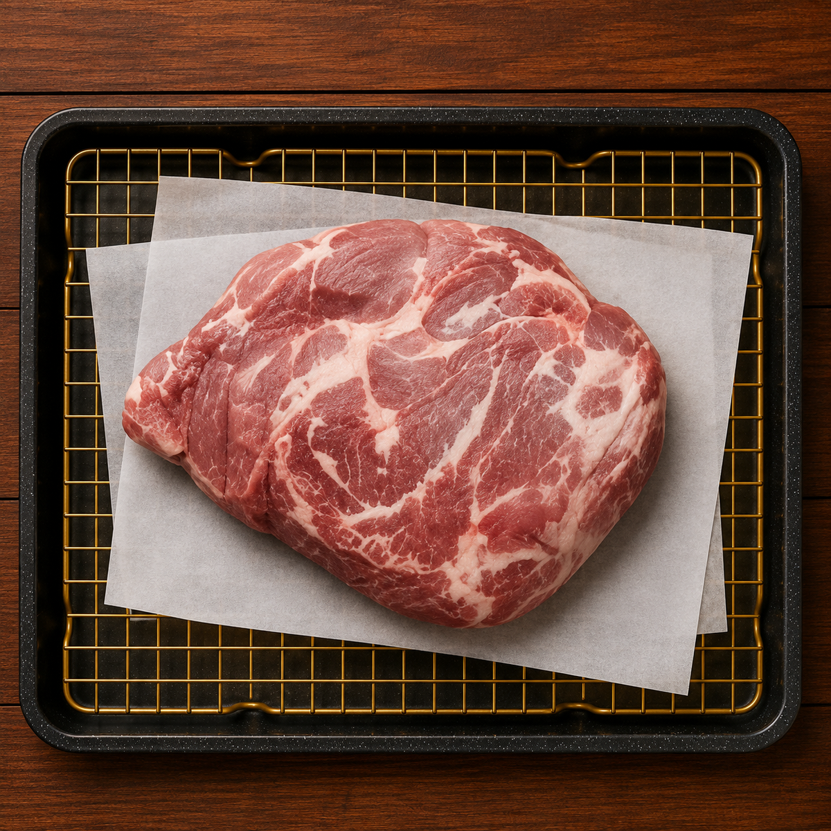 Frozen Berkshire Pork Boneless Boston Butt