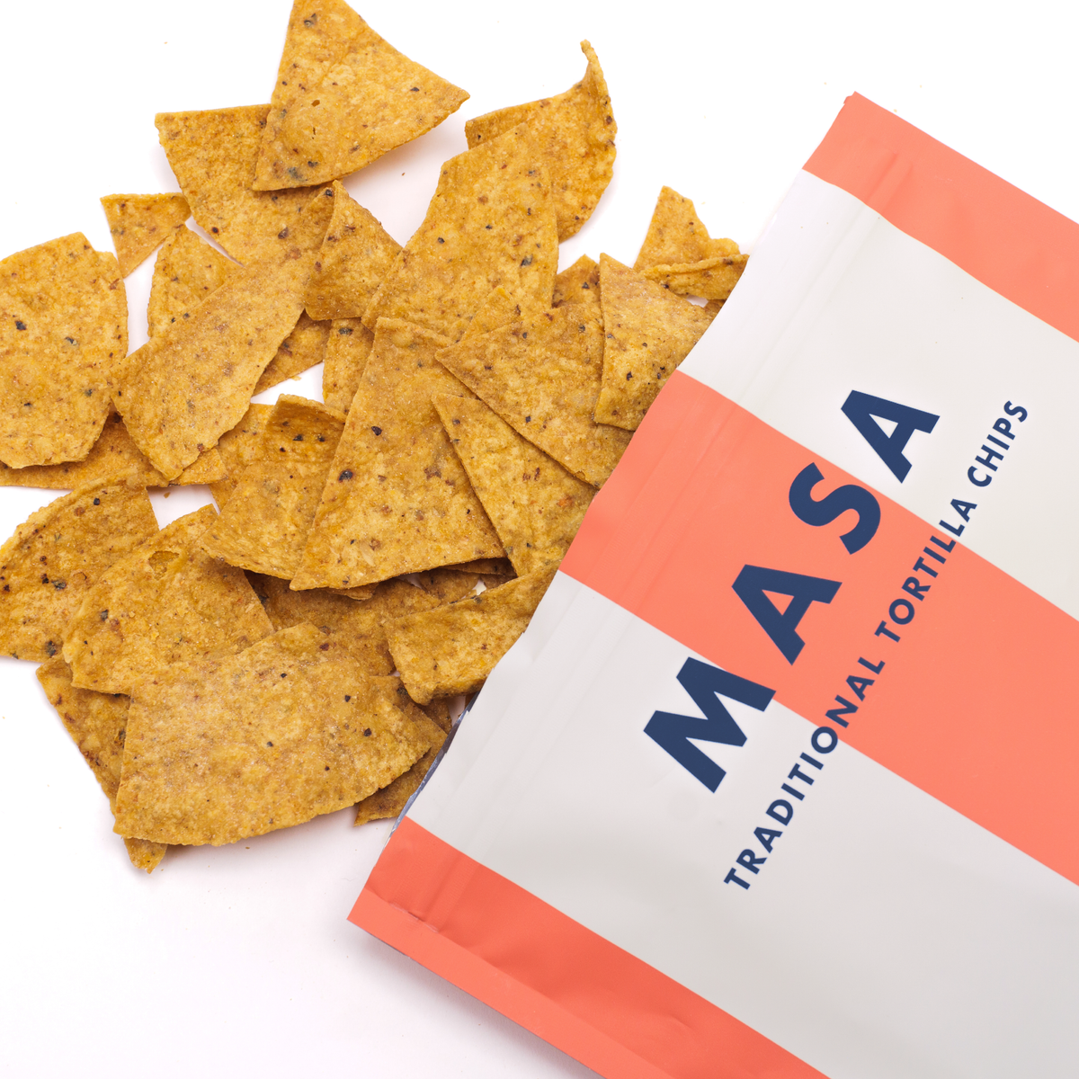 MASA Traditional Tortilla Chips, 5oz Bag - Ancient Crunch