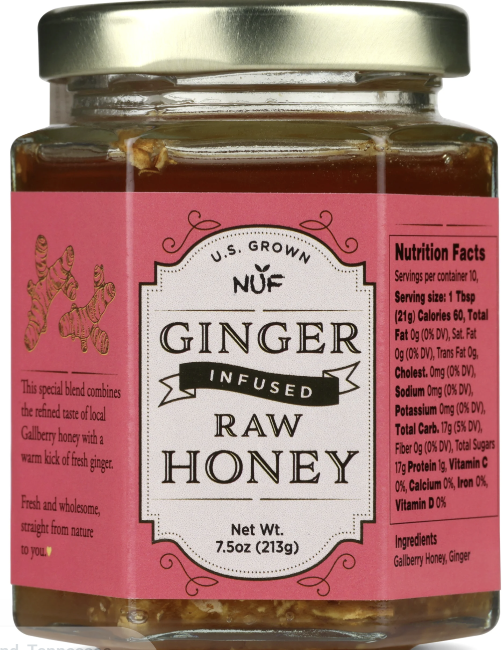 Ginger Infused Raw Honey (subscription testing)
