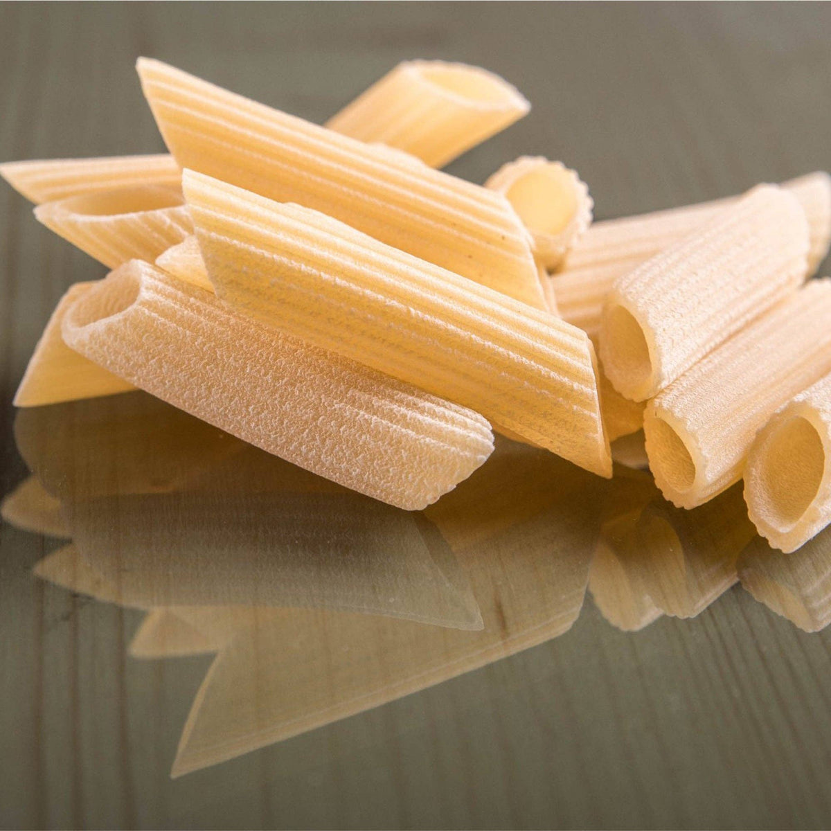 Marulo Penne Rigate Homemade Artisan Pasta: 1 lb (500 g)