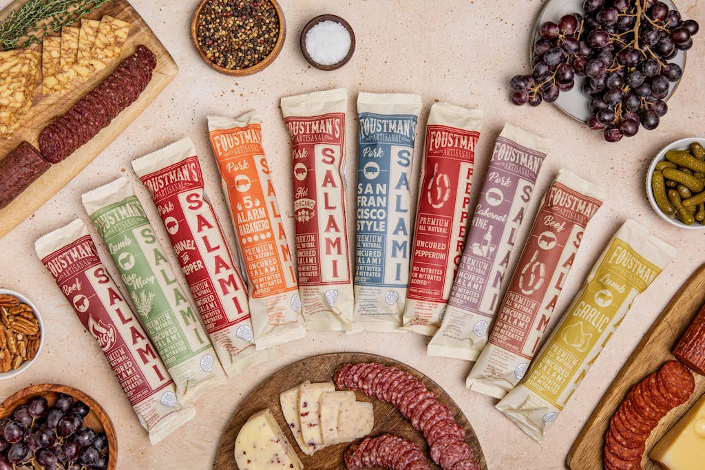 Foustman's Salami - LAMB ROSEMARY | FOUSTMAN'S ALL-NATURAL UNCURED SALAMI - 8oz