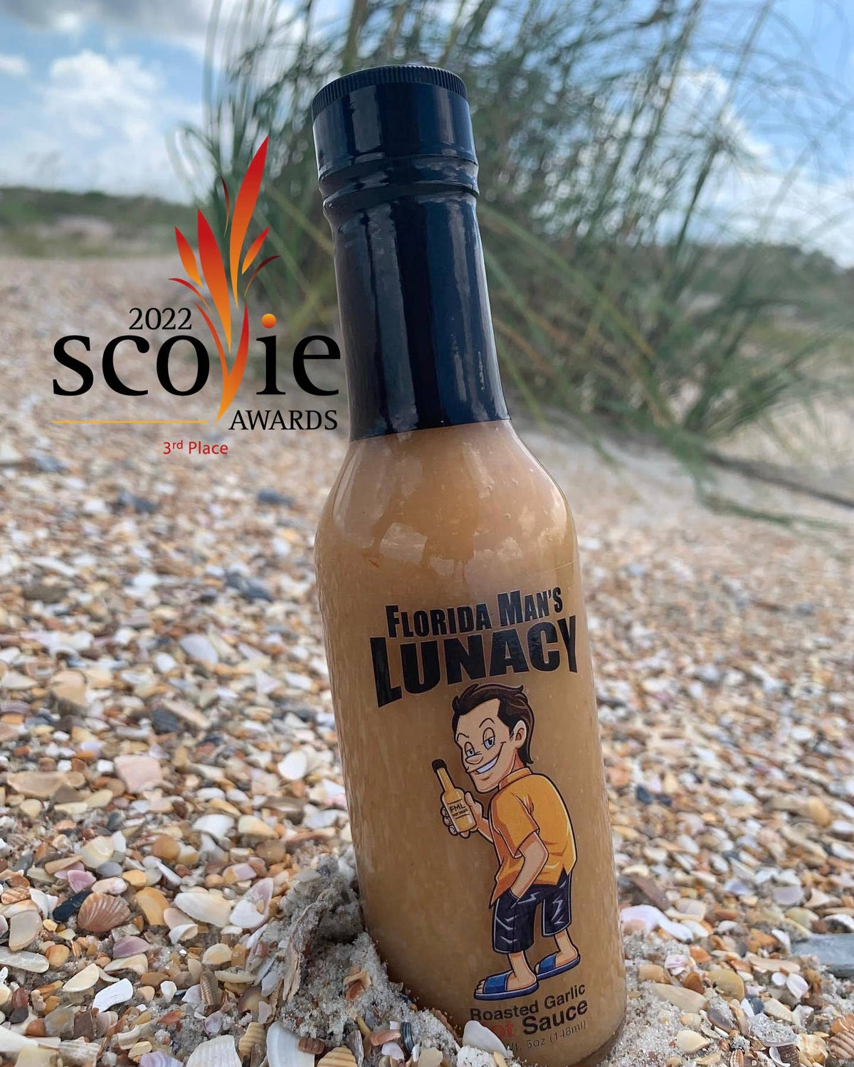 Florida Man's Lunacy - Florida Man's Lunacy Roasted Garlic Hot Sauce