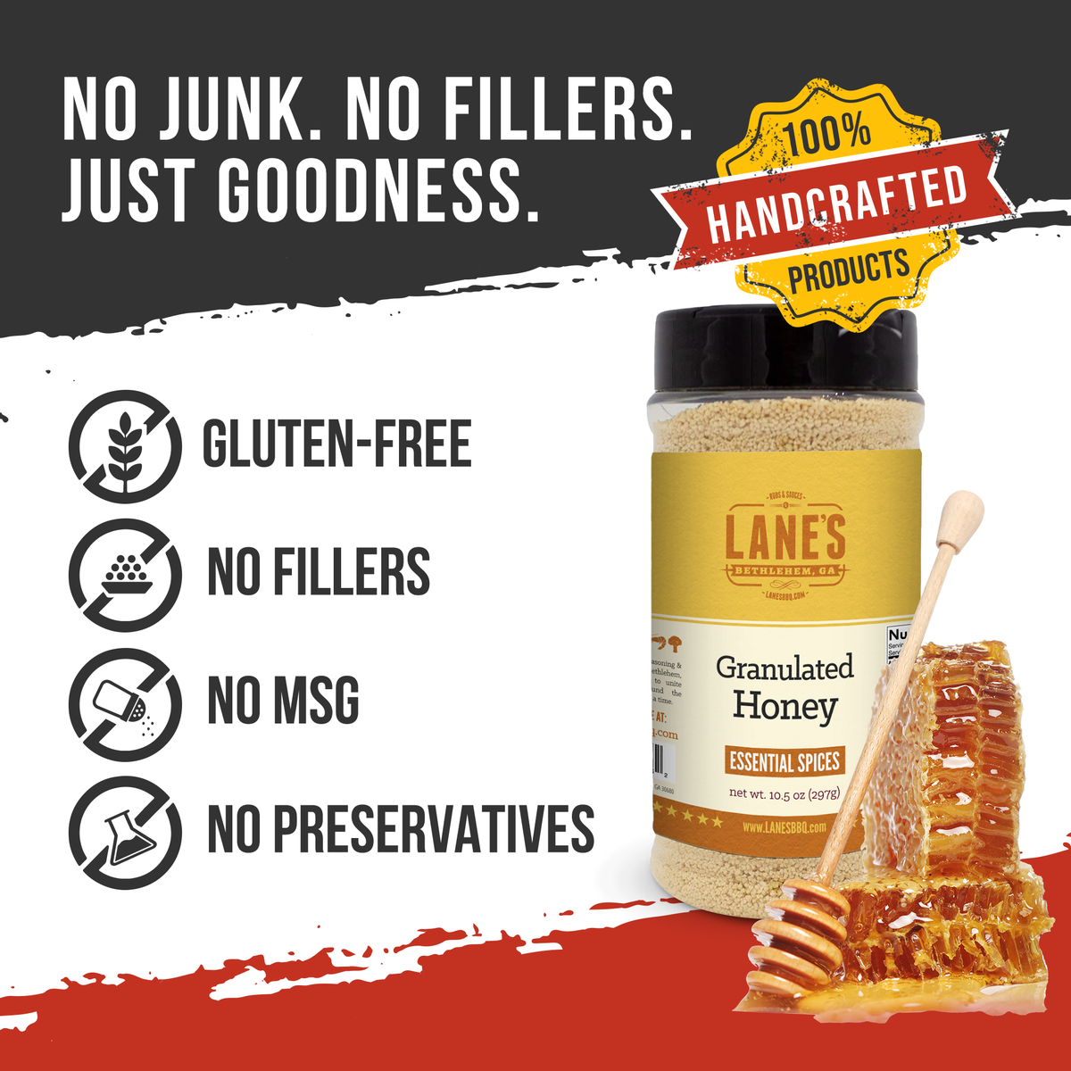 Lane's BBQ - Granulated Honey