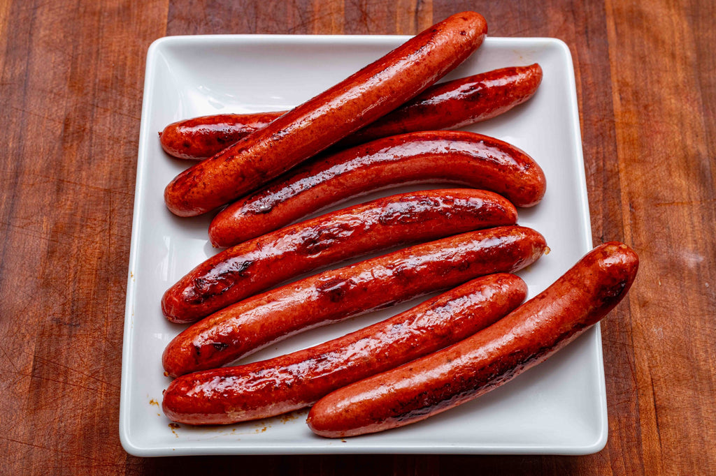 RHN Wagyu Frankfurter Hot Dog- 1lb package 7 links