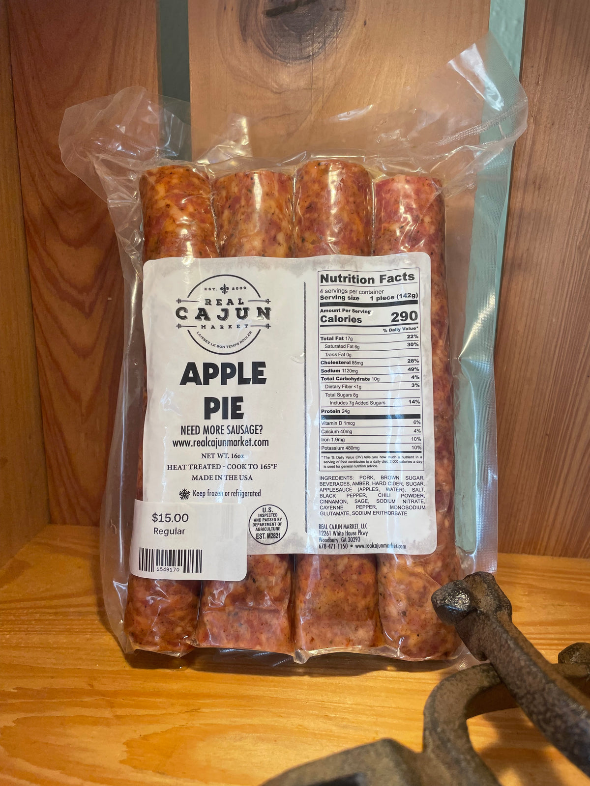 Real Cajun-Apple Pie Sausage