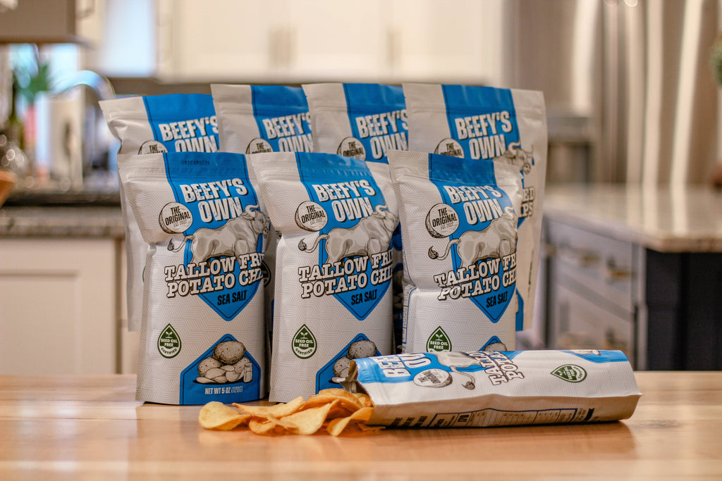 Sea Salt Tallow Potato Chips-Beefy's Own