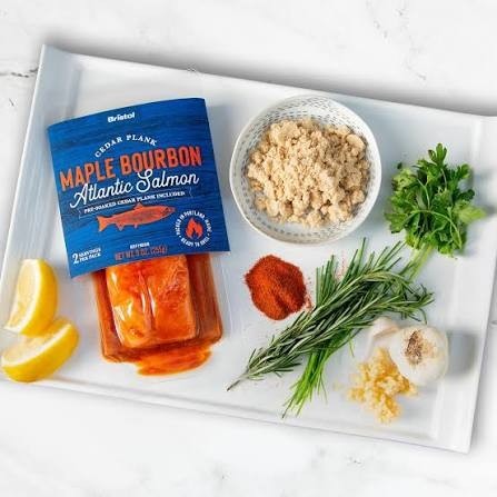 Maple Bourbon Cedar Plank Salmon