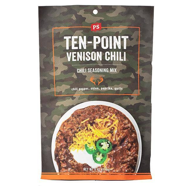 Ten-Point Venison Chili Mix - PS Seasoning