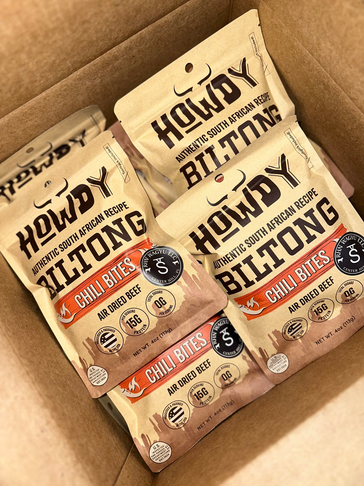 Howdy- RHN Wagyu Biltong Chili Bites
