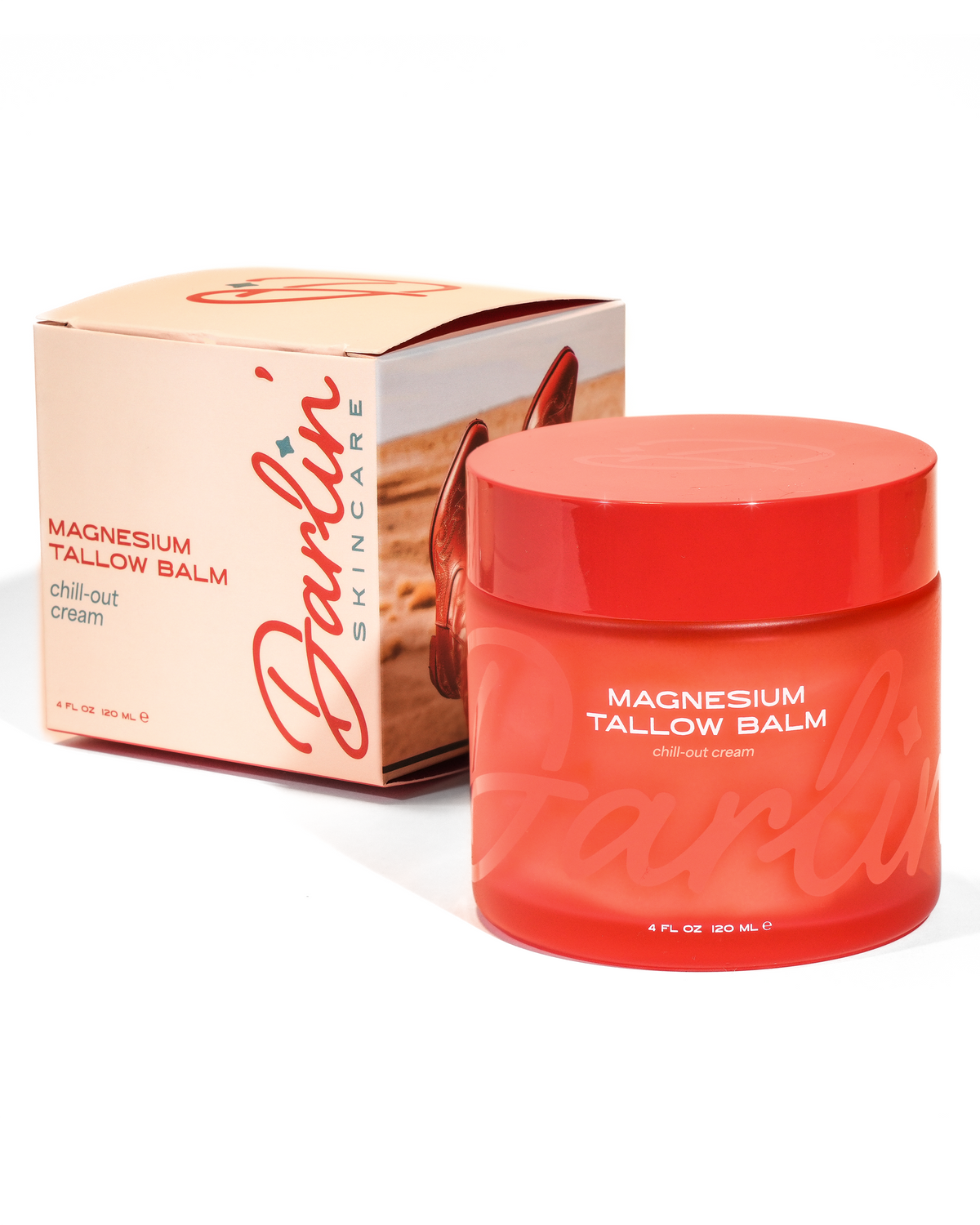 Darlin' Skincare - Magnesium Lavender Tallow Cream 4oz - Sleep, Sore Muscles