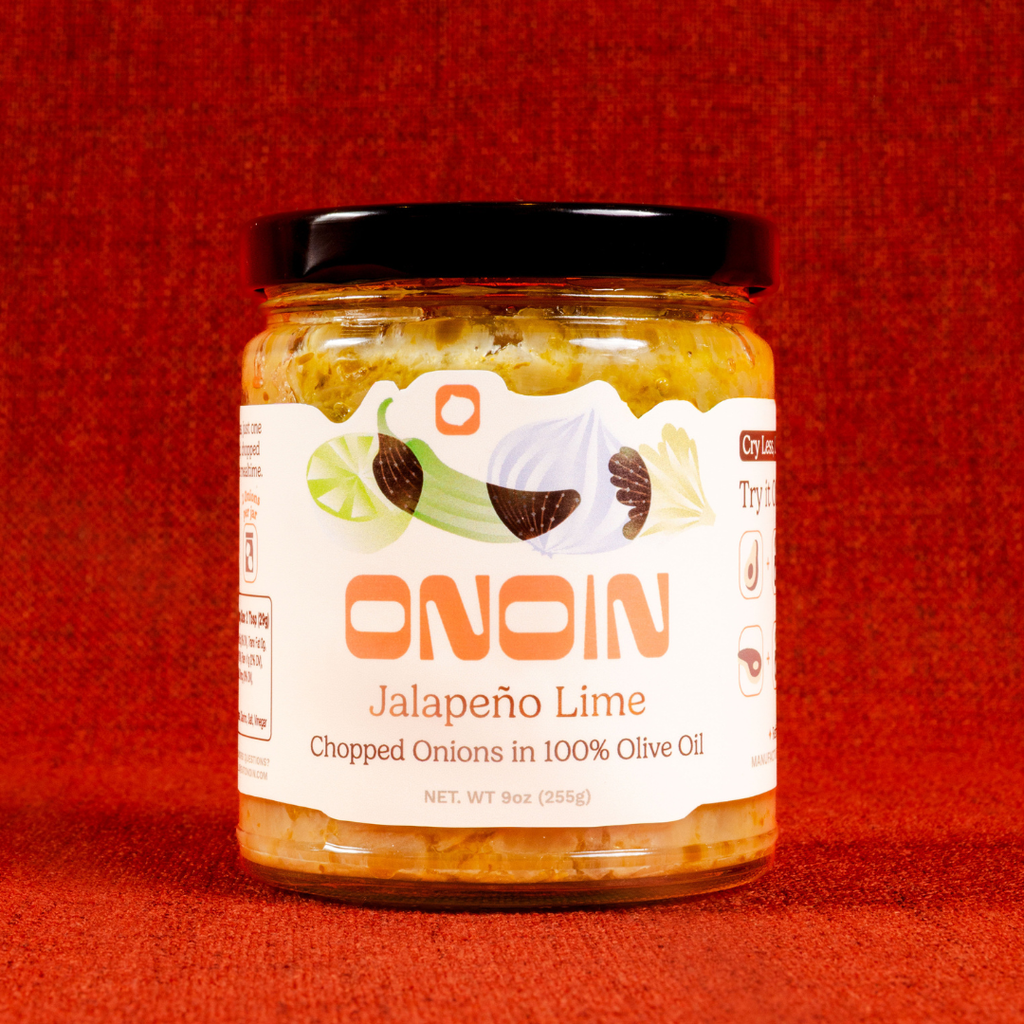 ONOIN - Jalapeño Lime Chopped Onions - Gourmet Condiment & Sauce