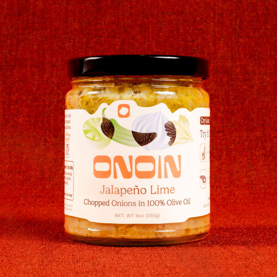 ONOIN - Jalapeño Lime Chopped Onions - Gourmet Condiment & Sauce