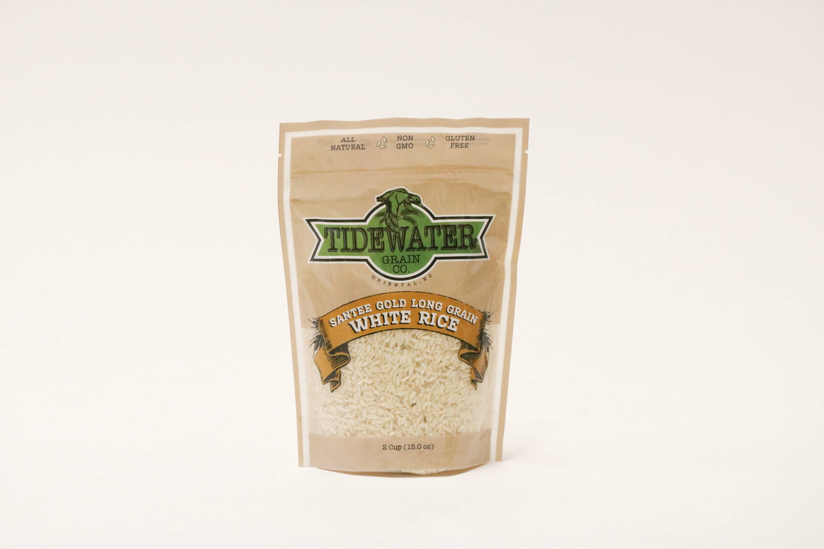 Tidewater Grain Company - Santee Gold Long Grain Heirloom Rice - 2 Cup: White Rice