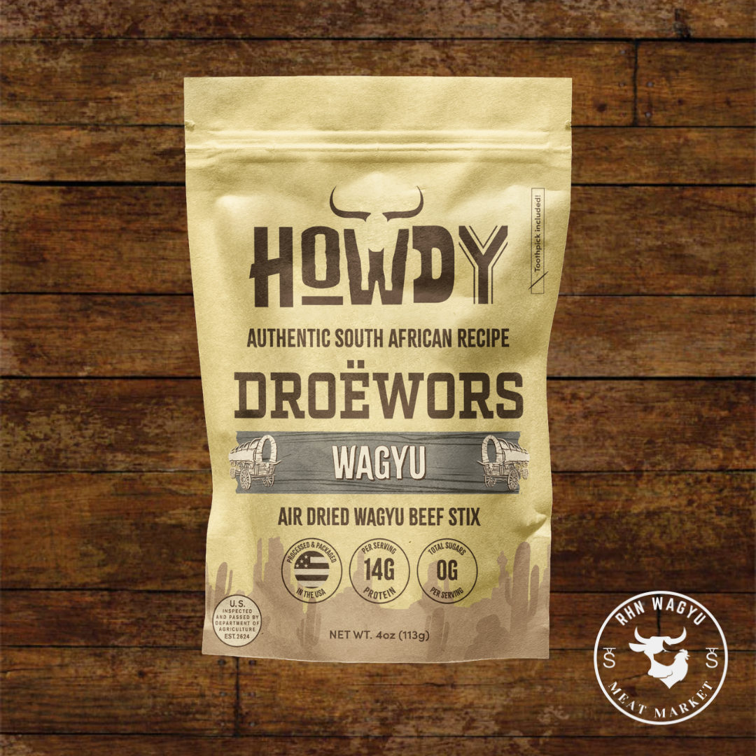 RHN Wagyu x Howdy Snax – Wagyu Droëwors