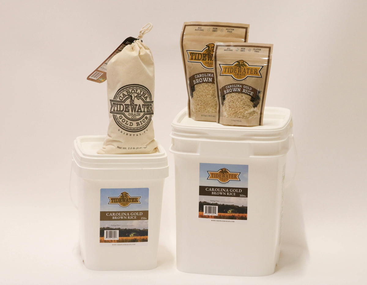 Tidewater Grain Company - Carolina Gold Heirloom Rice - 2 Cup: Middlin Rice