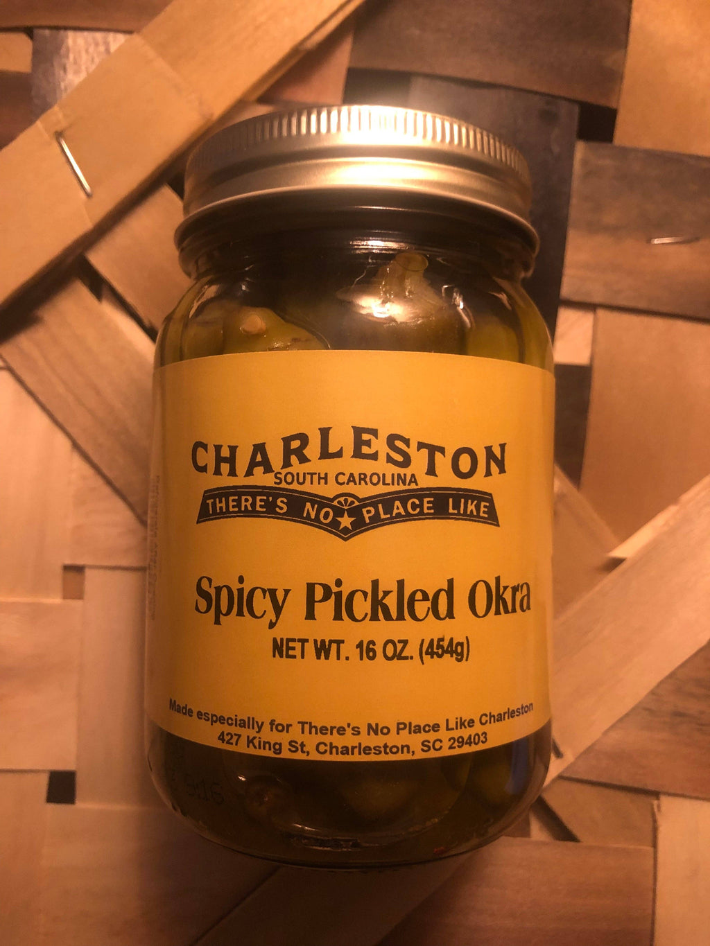 There's No Place Like Charleston - Spicy Pickled Okra