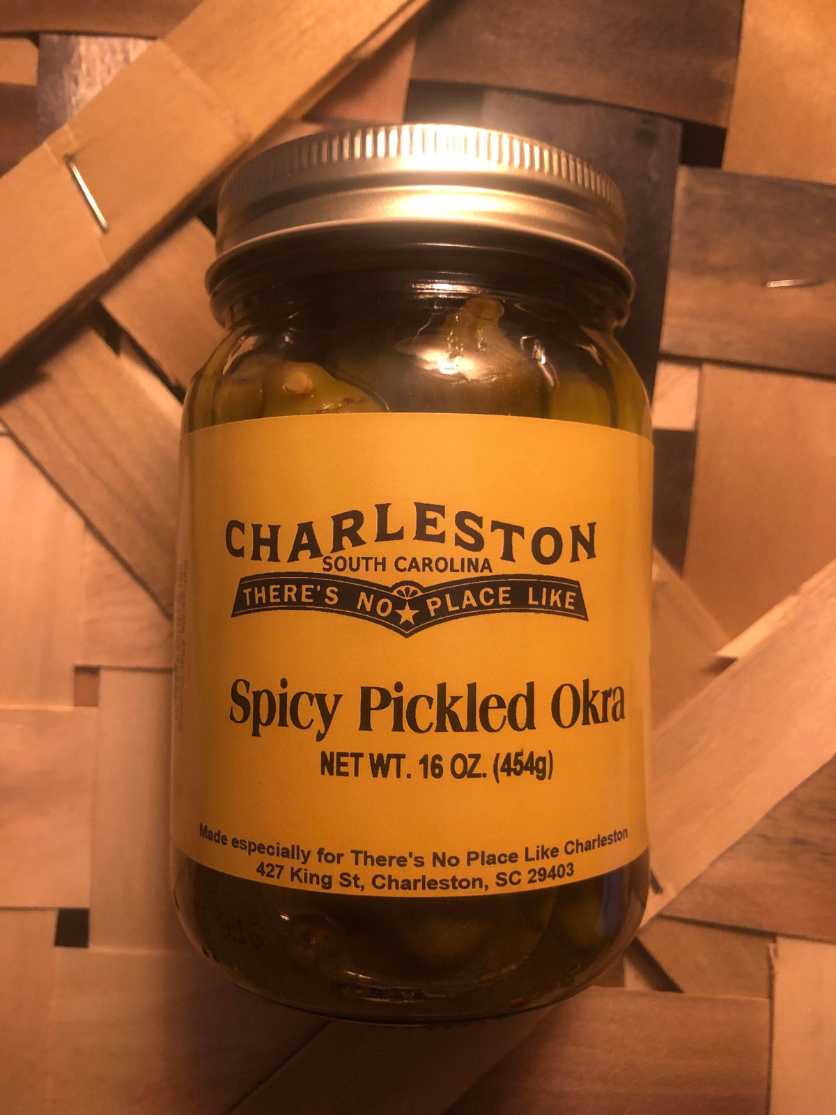 There's No Place Like Charleston - Spicy Pickled Okra