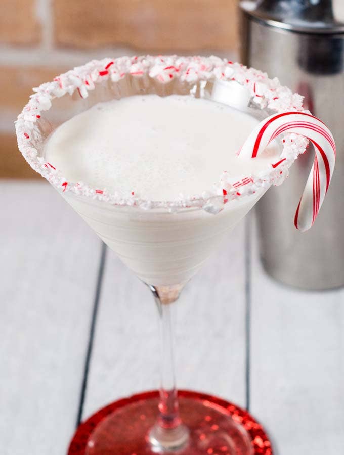 Mixology - Candy Cane Martini: Shot