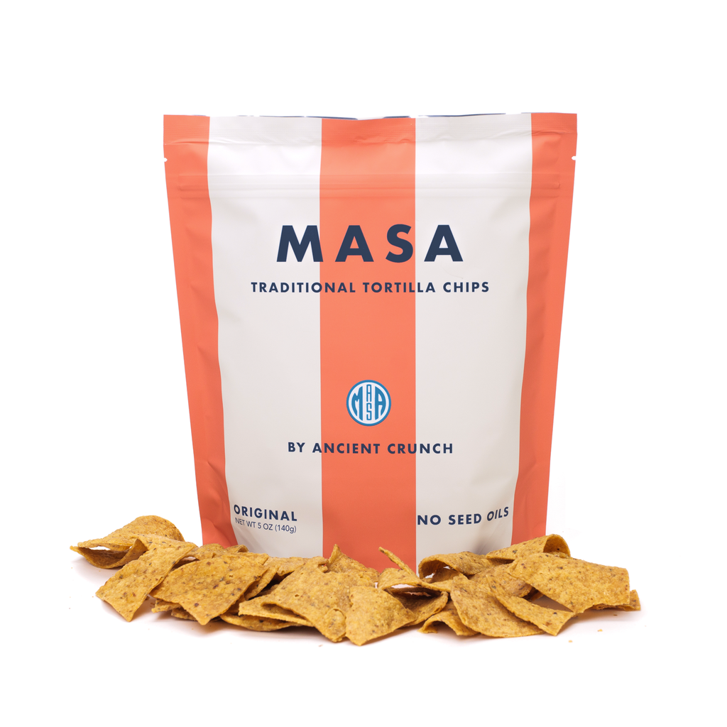 MASA Traditional Tortilla Chips, 5oz Bag - Ancient Crunch