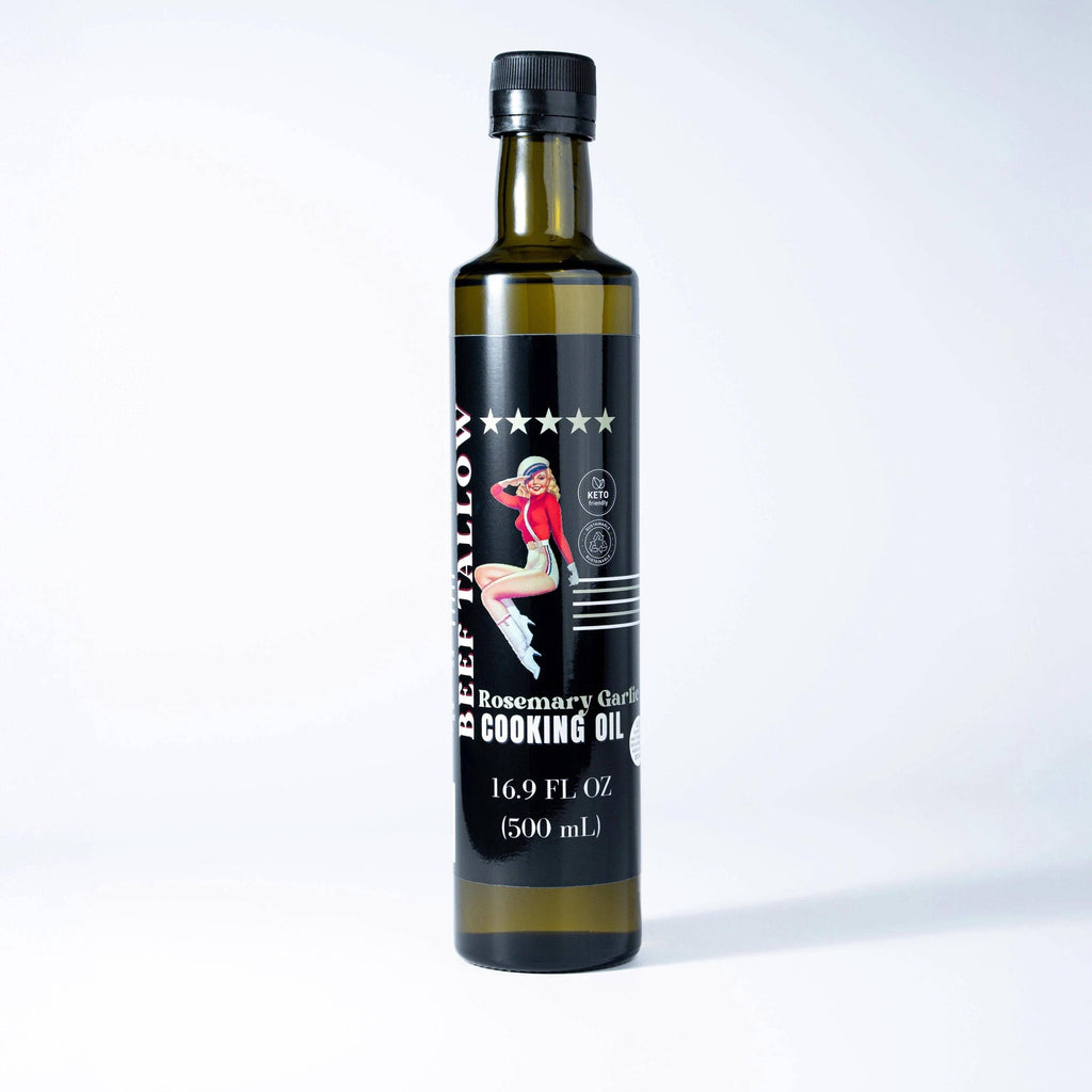 May's Market @ TLM - Premium Grass-Fed Beef Tallow Cooking Oil - Flavor: Original