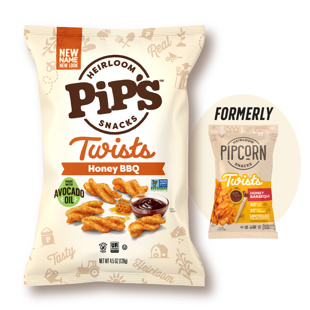 Pip's Heirloom Snacks - Honey BBQ Twists 4.5 Oz