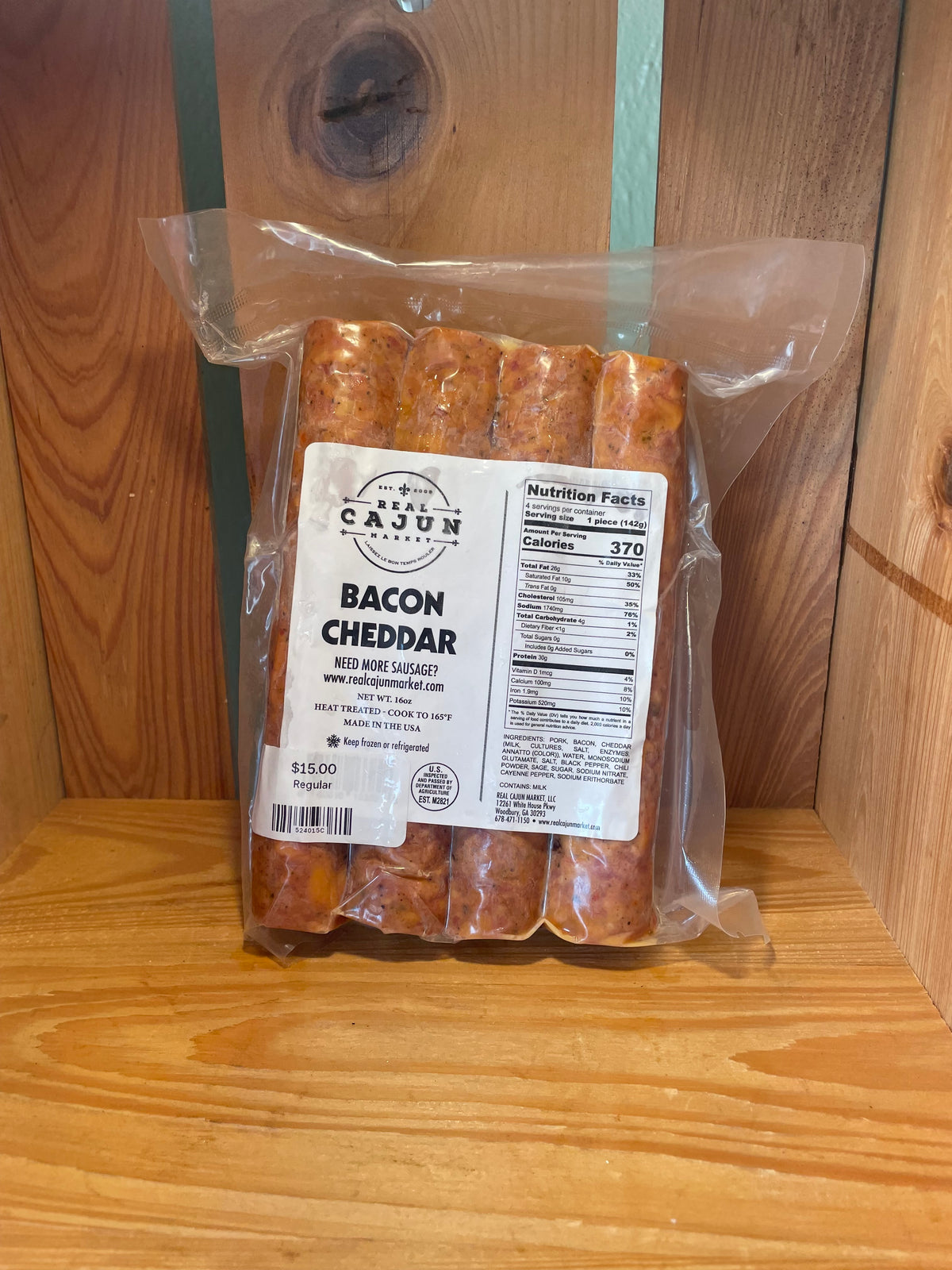 Real Cajun- Bacon Cheddar