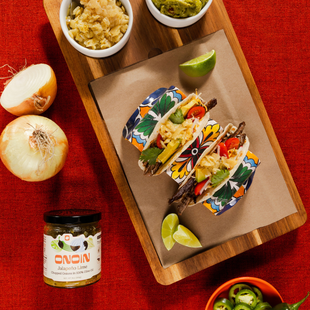 ONOIN - Jalapeño Lime Chopped Onions - Gourmet Condiment & Sauce