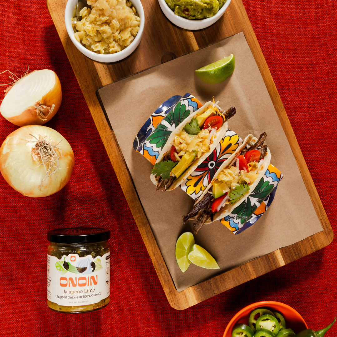 ONOIN - Jalapeño Lime Chopped Onions - Gourmet Condiment & Sauce