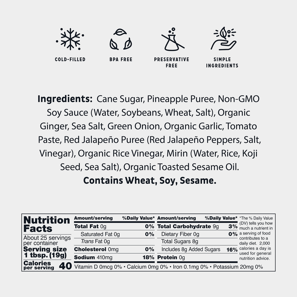 Bachan's - Sweet Pineapple Japanese Barbecue Sauce, 16.5oz