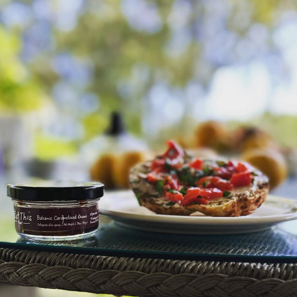 Eat This Yum -   Balsamic Caramelized Onions Spread: 2.5 oz