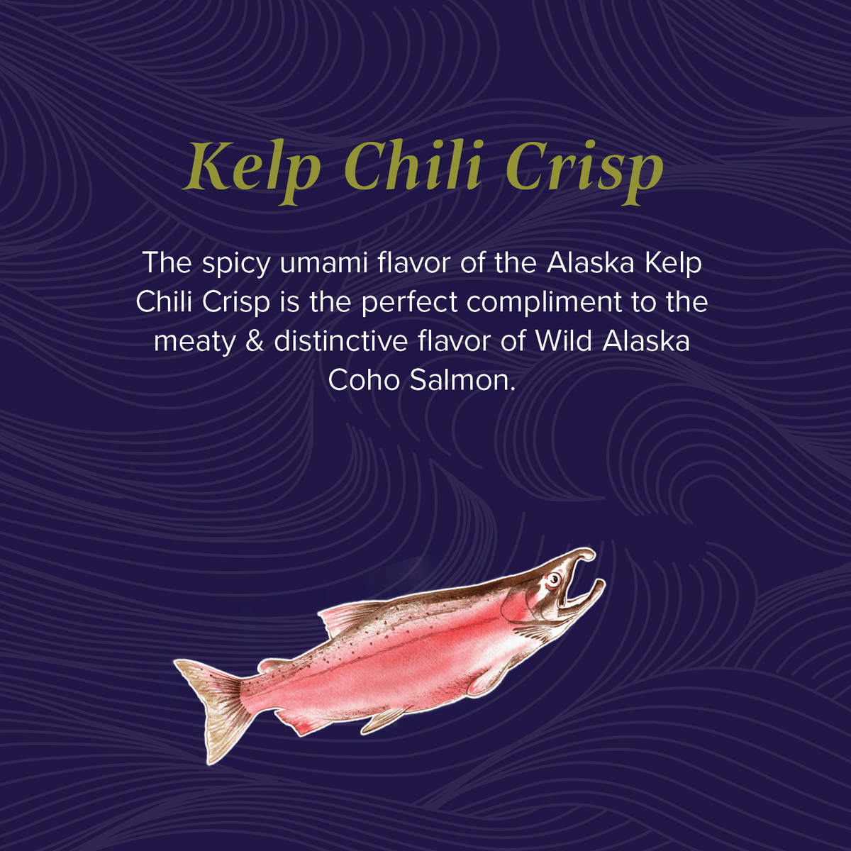 Shelf Break - Kelp Chili Crisp Wild Alaska Coho Salmon 3.9oz Can