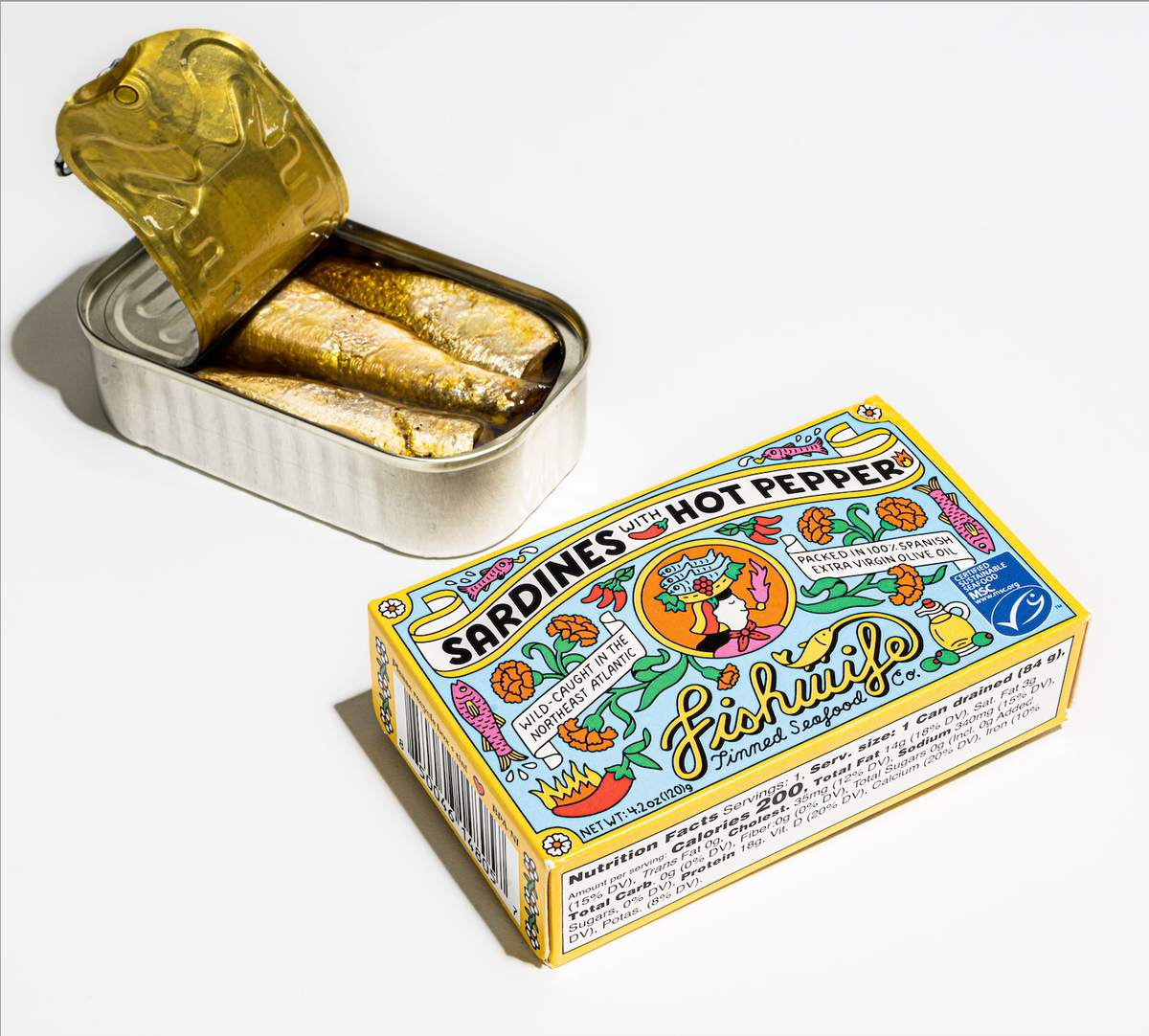 Fishwife - Sardines with Hot Pepper
