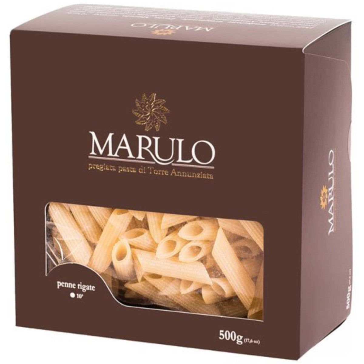 Marulo Penne Rigate Homemade Artisan Pasta: 1 lb (500 g)