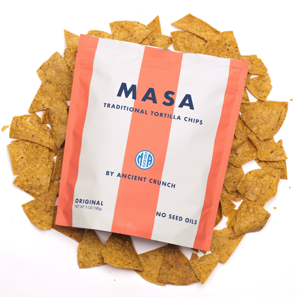 MASA Traditional Tortilla Chips, 5oz Bag - Ancient Crunch
