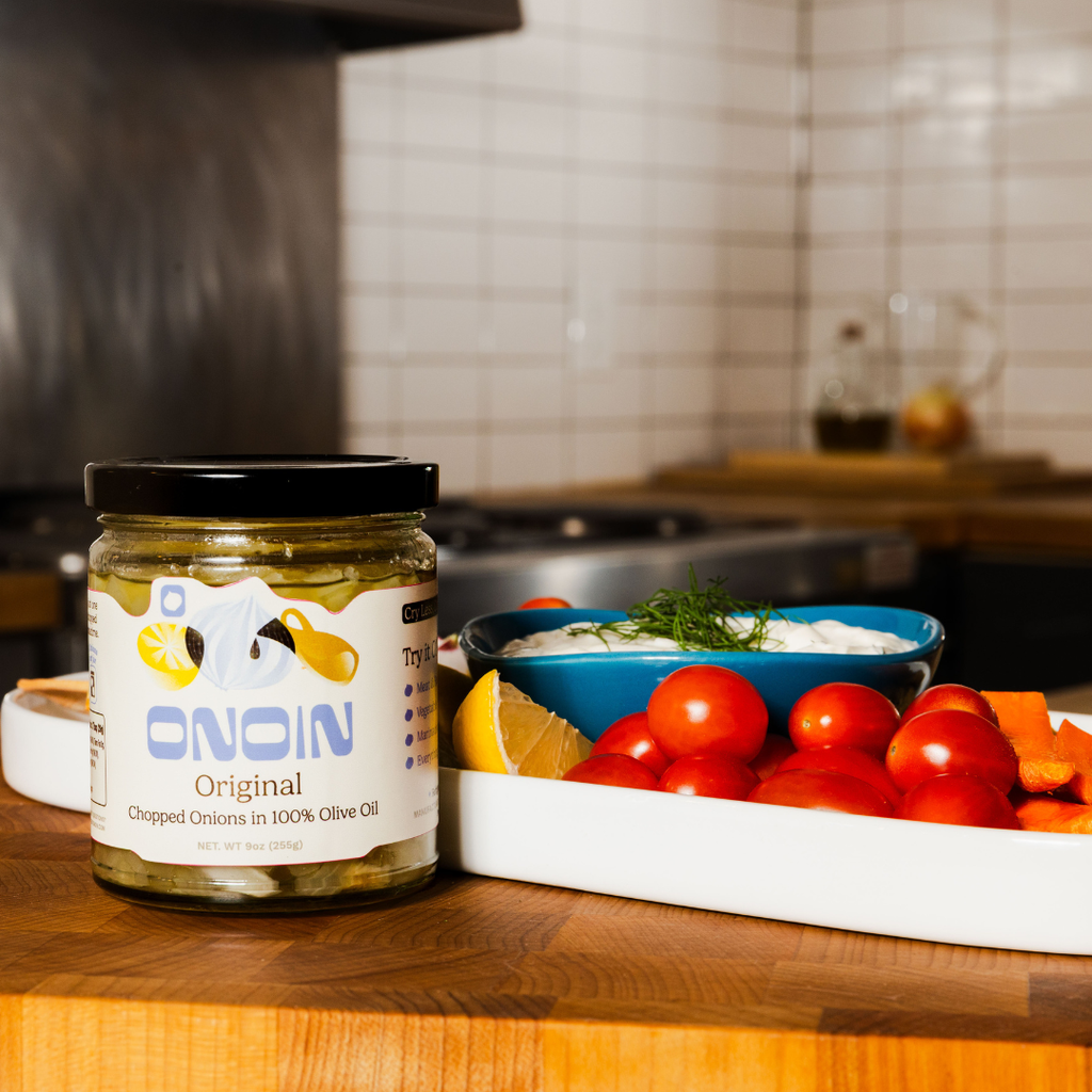 ONOIN - Chopped Onions in Olive Oil -  Gourmet Condiment & Sauce