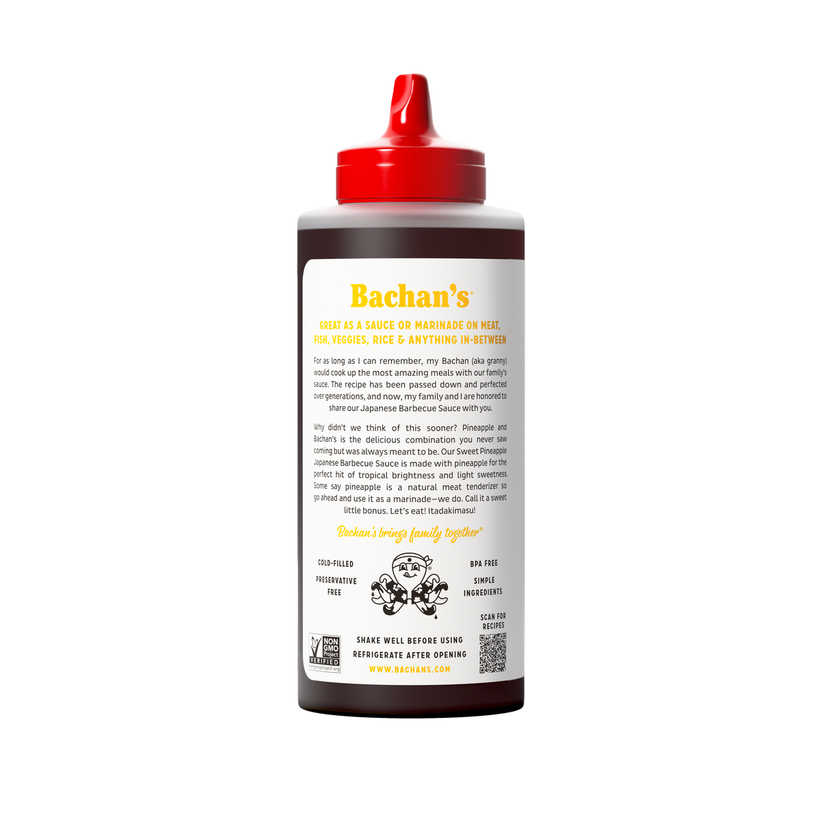 Bachan's - Sweet Pineapple Japanese Barbecue Sauce, 16.5oz