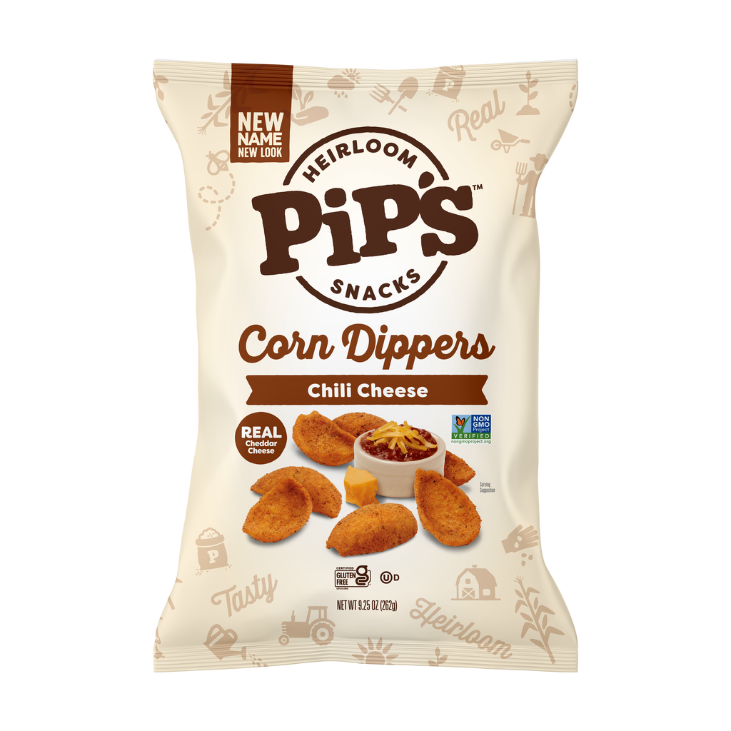 Pip's Heirloom Snacks - Chili Cheese Corn Dippers: 1 Bag