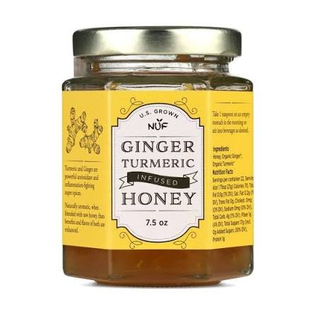 Ginger and Turmeric Infused Raw Honey