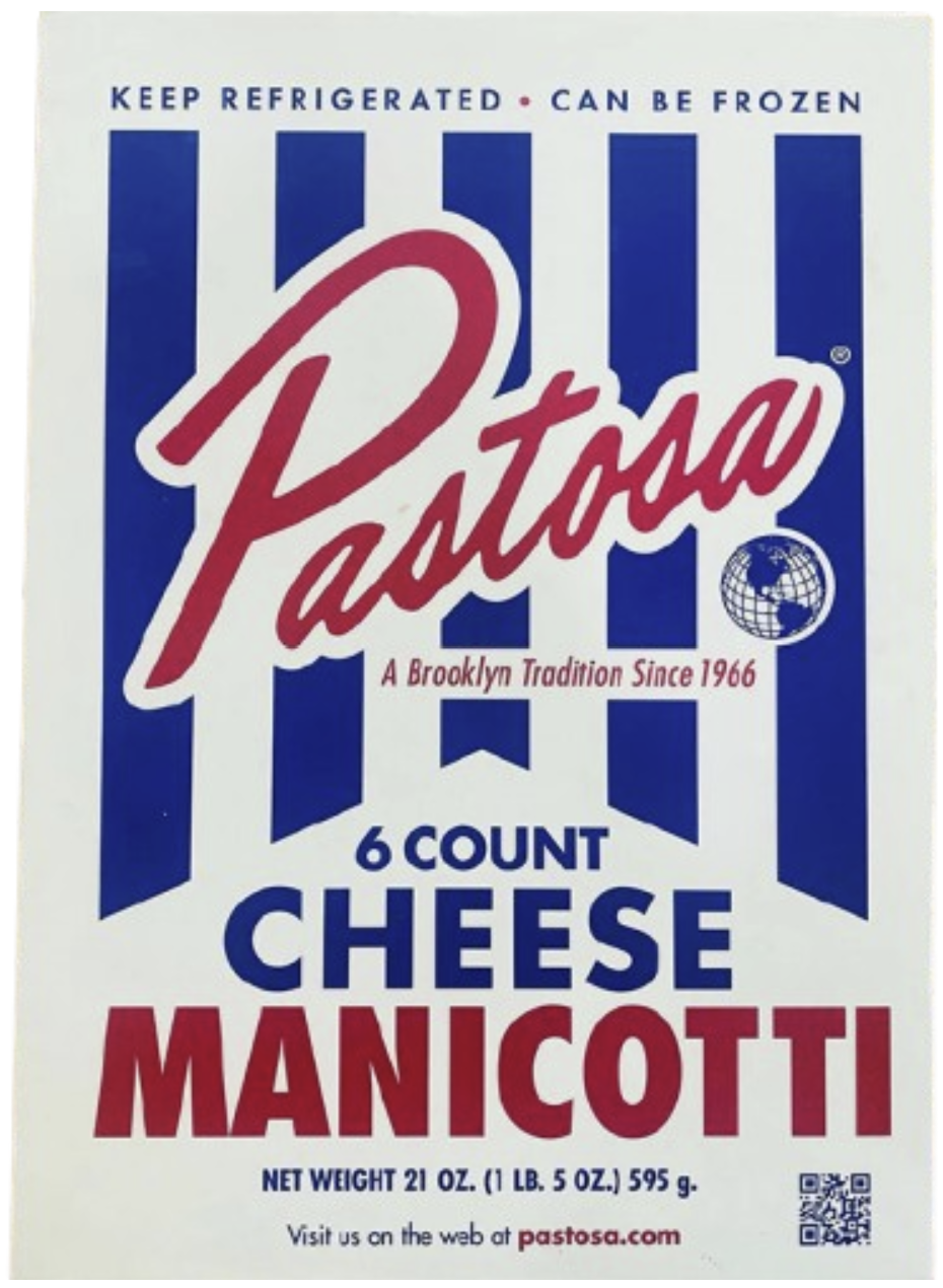 Pastosa Cheese Manicotti