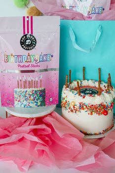 Pop Daddy - Birthday Cake Seasoned Pretzels  7.5oz