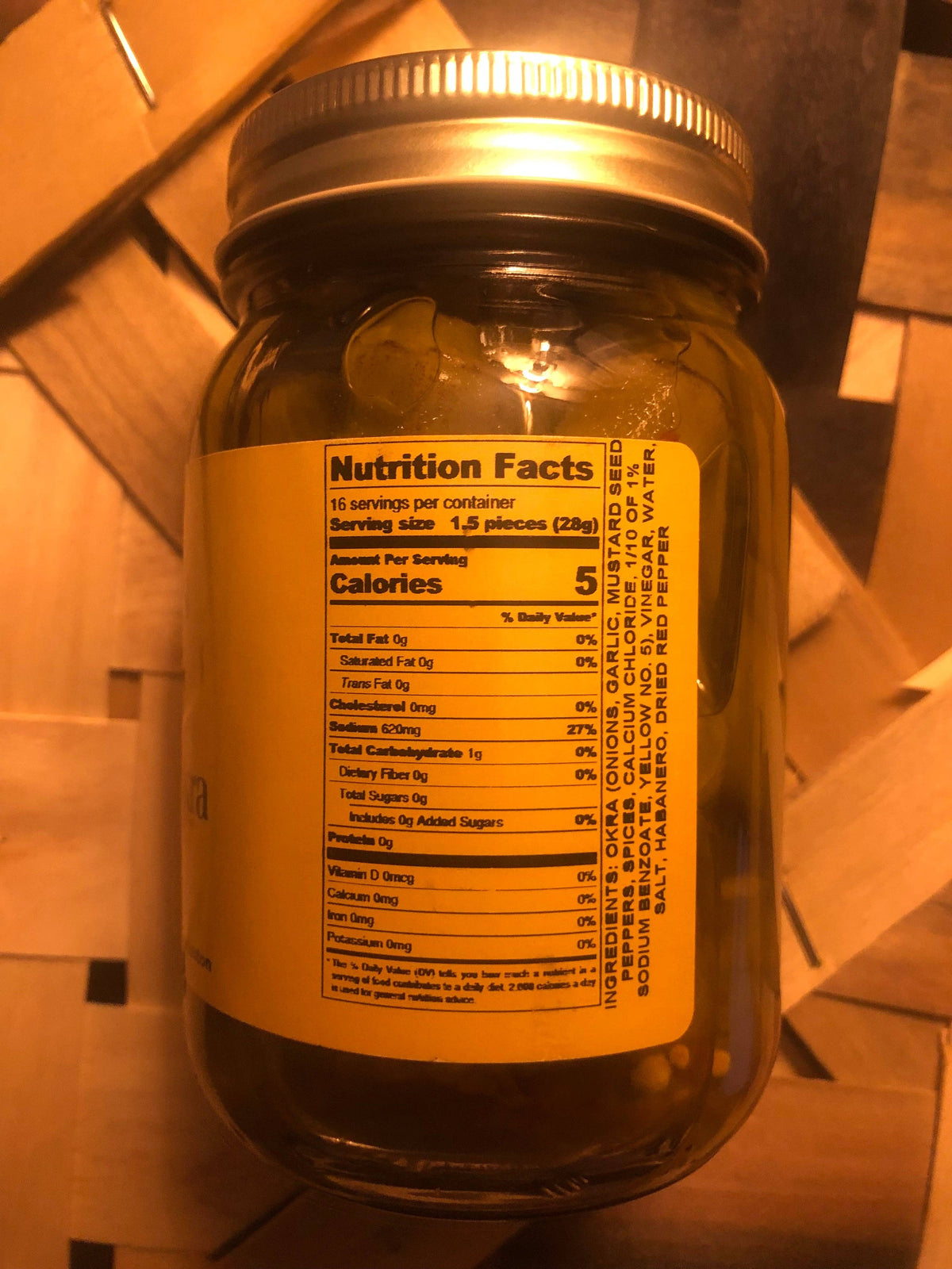There's No Place Like Charleston - Spicy Pickled Okra