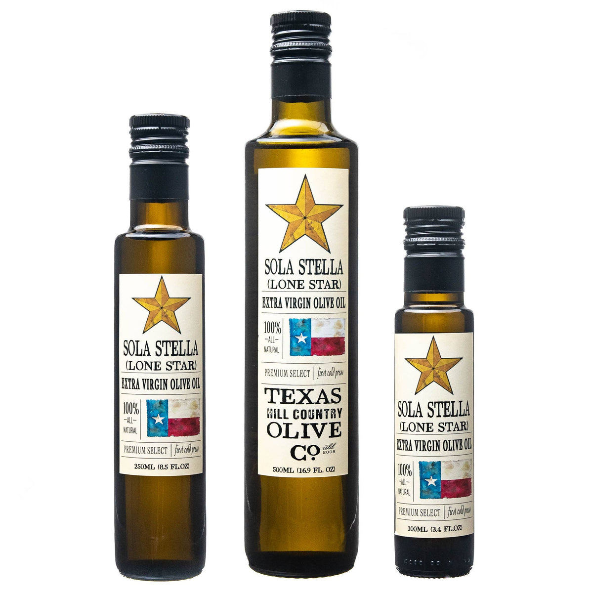 Texas Miller’s Blend – Sola Stella Extra Virgin Olive Oil (250ml)