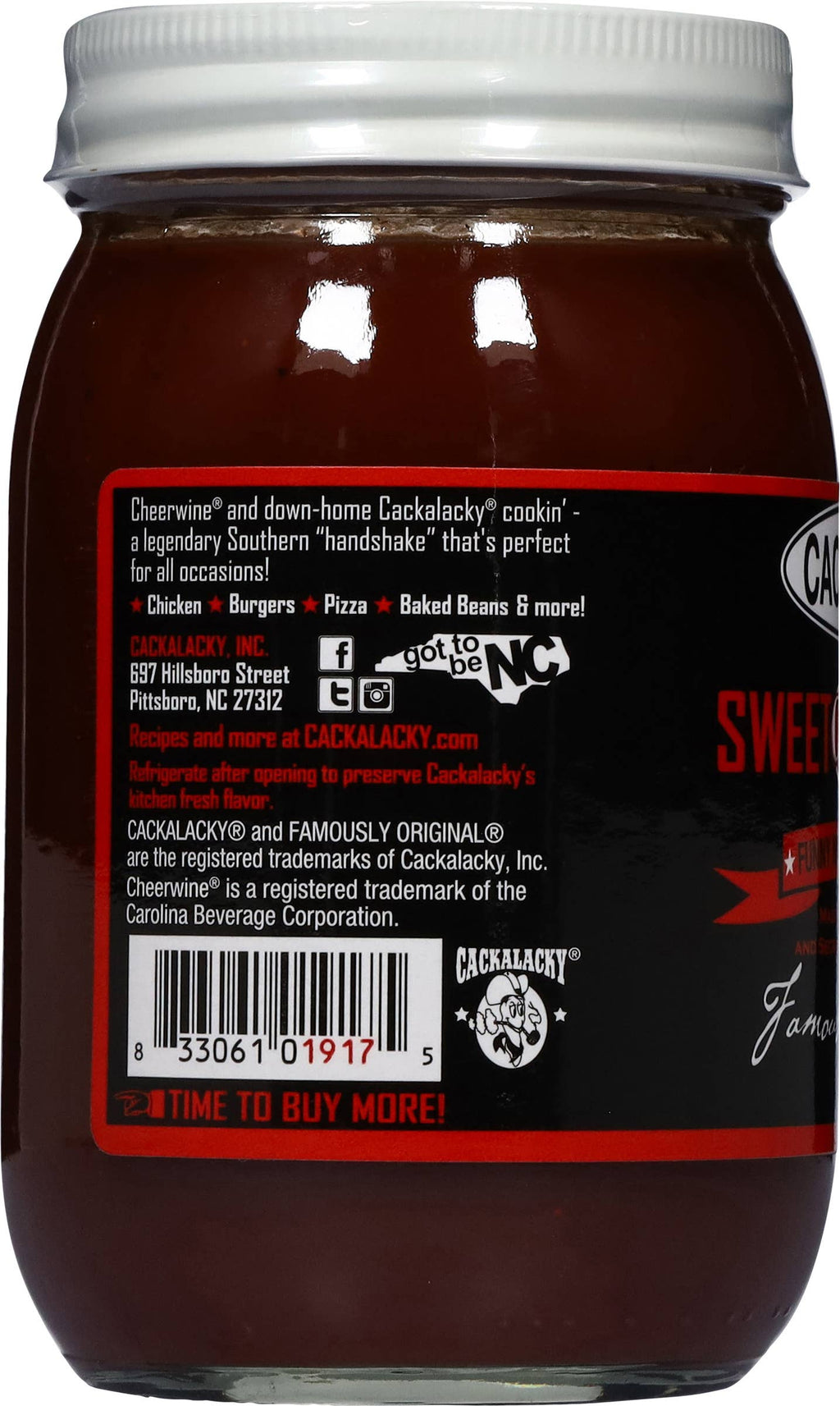 Cackalacky® - Cackalacky® Cheerwine® Sweet Sauce (16 oz.)