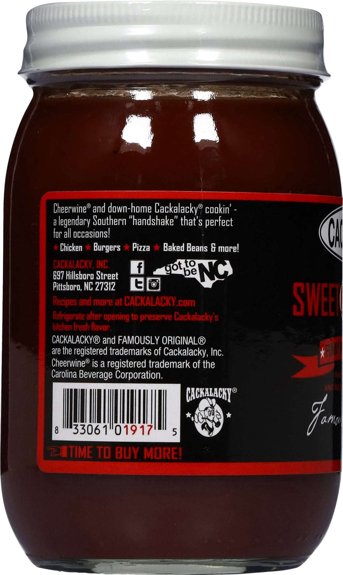 Cackalacky® - Cackalacky® Cheerwine® Sweet Sauce (16 oz.)