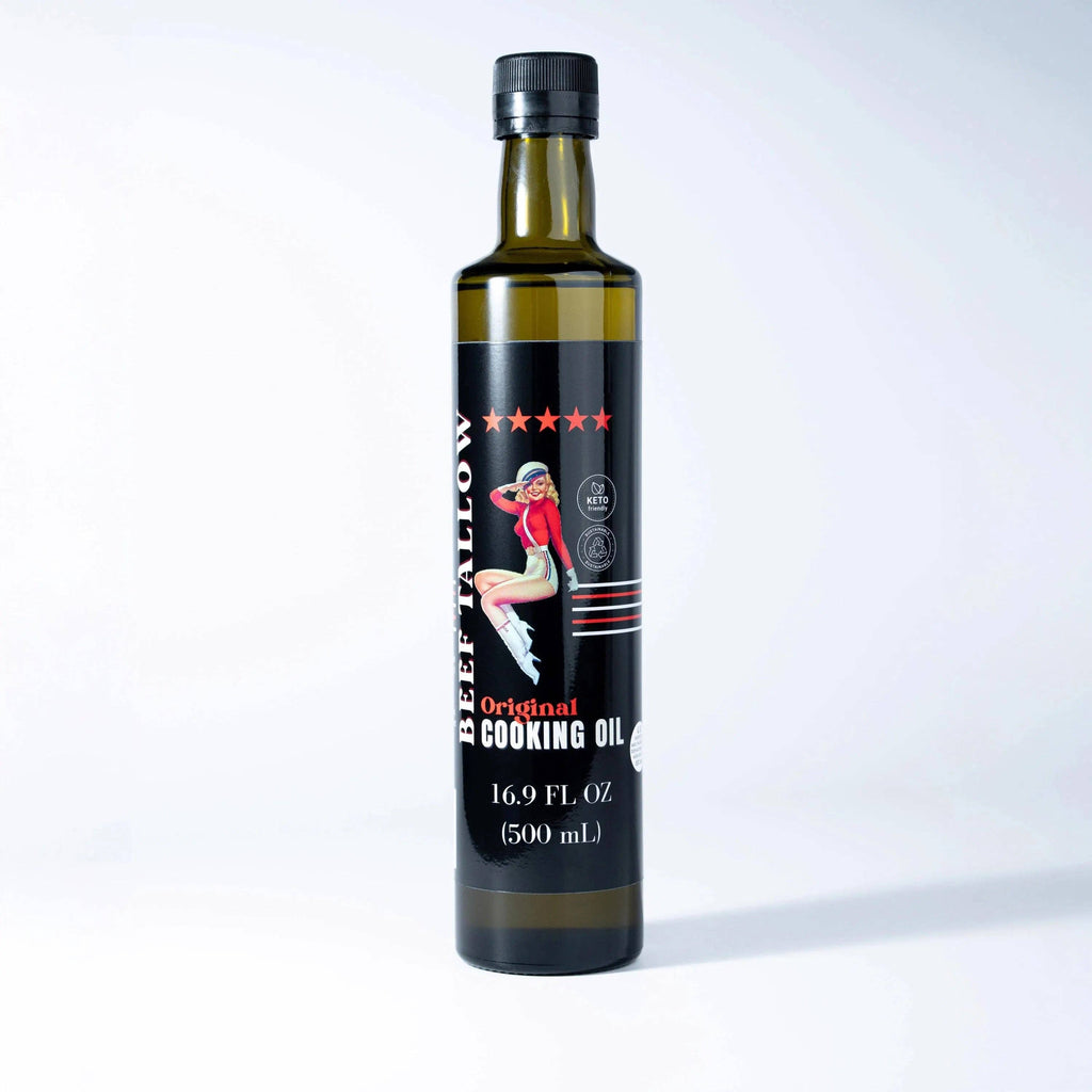 May's Market @ TLM - Premium Grass-Fed Beef Tallow Cooking Oil - Flavor: Original