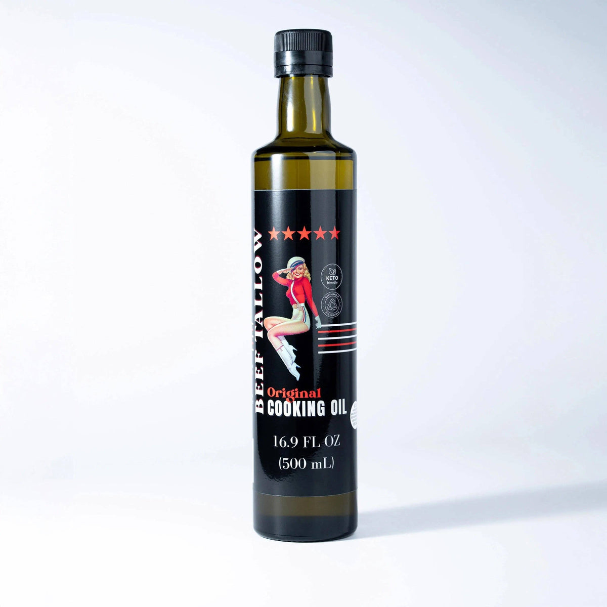 May's Market @ TLM - Premium Grass-Fed Beef Tallow Cooking Oil - Flavor: Original