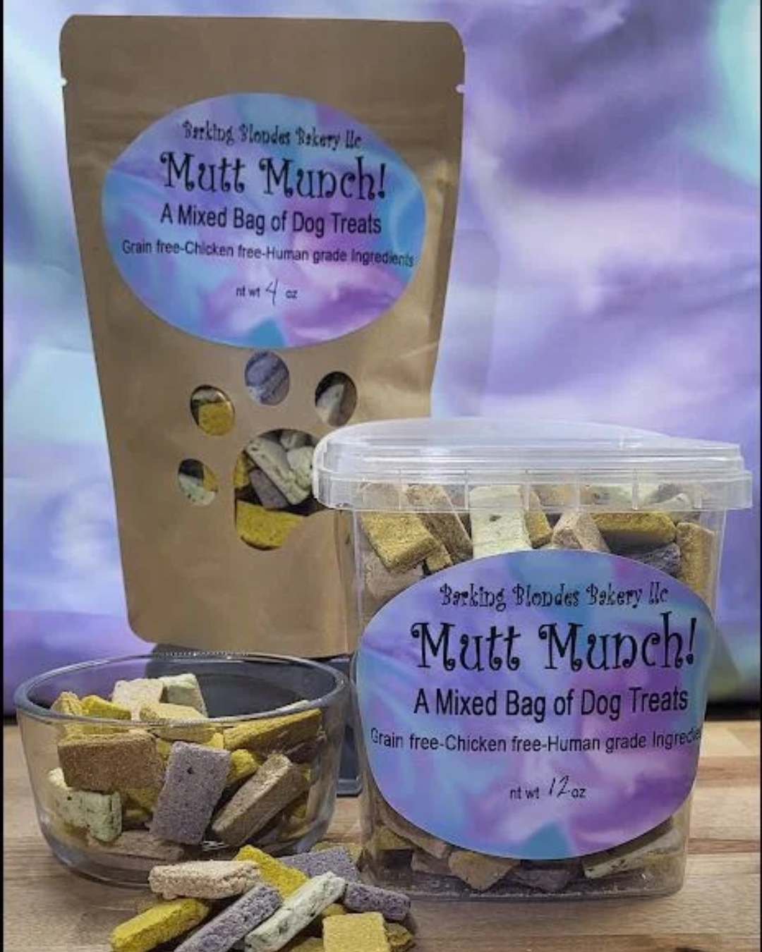Mutt Munch- Dog Treat Biscuits 4oz