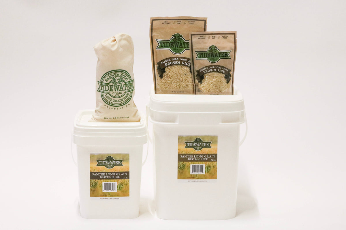 Tidewater Grain Company - Santee Gold Long Grain Heirloom Rice - 2 Cup: White Rice